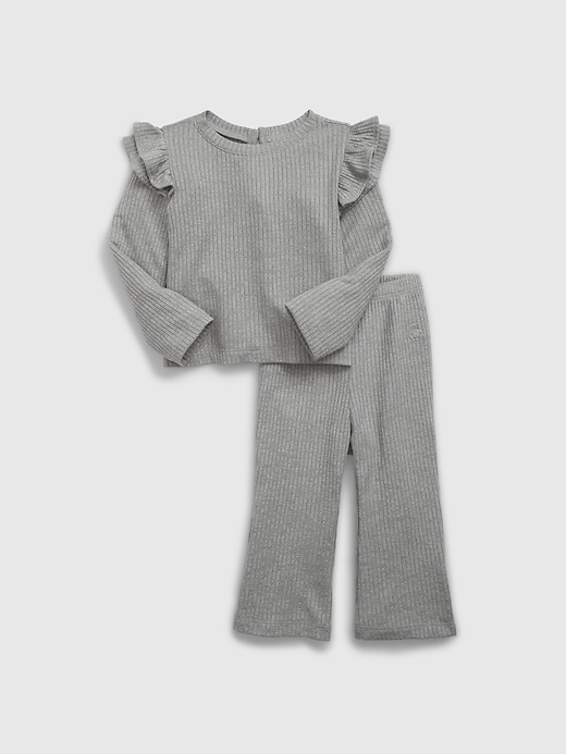 View large product image 1 of 1. Baby Rib Two-Piece Outfit Set