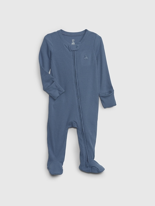 Image number 3 showing, Baby First Favorites TinyRib Footed One-Piece