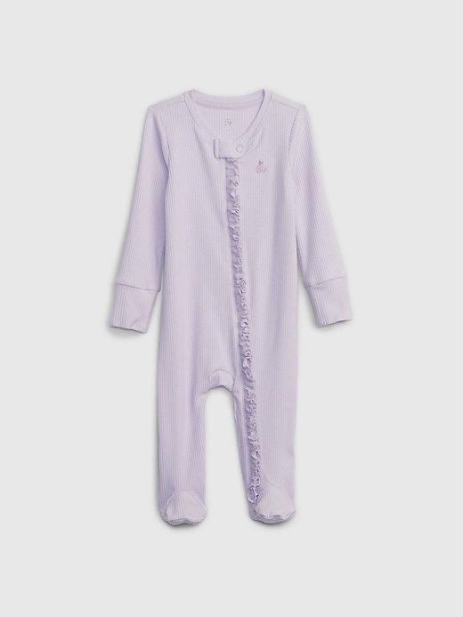 Image number 7 showing, Baby First Favorites TinyRib Footed One-Piece