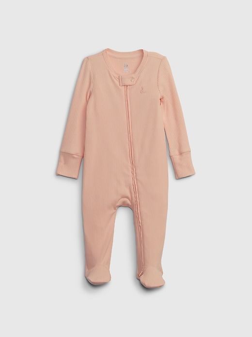Image number 9 showing, Baby First Favorites TinyRib Footed One-Piece