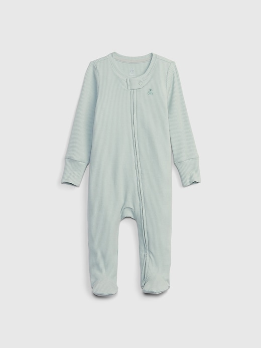 Image number 5 showing, Baby First Favorites TinyRib Footed One-Piece