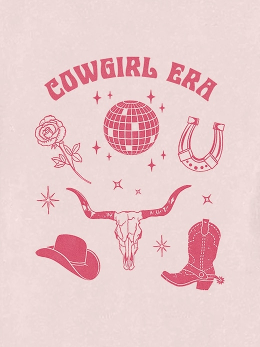 Image number 2 showing, Toddler Cowgirl Era Graphic Tee