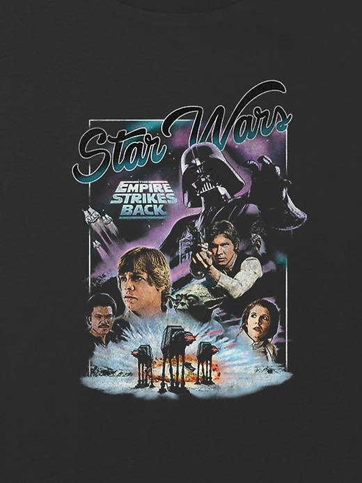 Image number 2 showing, Kids Star Wars Vintage Poster Graphic Boxy Crop Tee