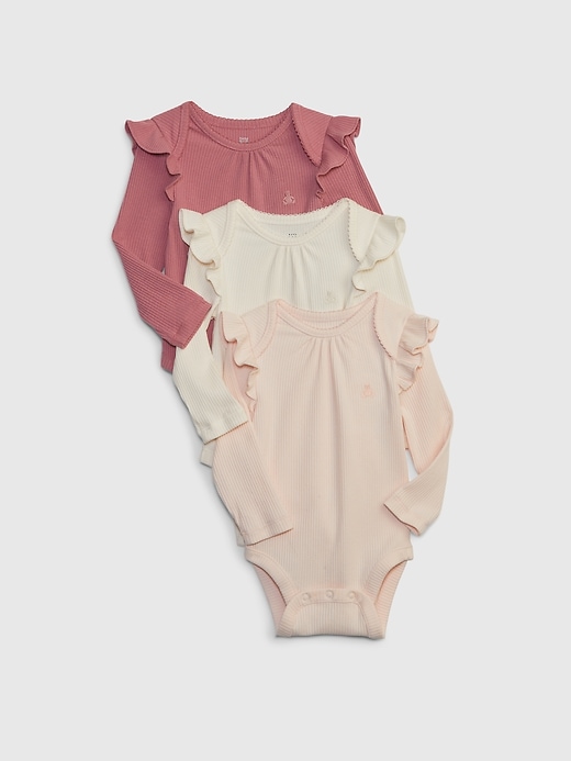 Image number 3 showing, Baby First Favorites TinyRib Bodysuit (3-Pack)