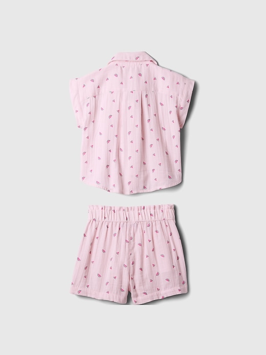 Image number 2 showing, babyGap Crinkle Gauze Two-Piece Outfit Set