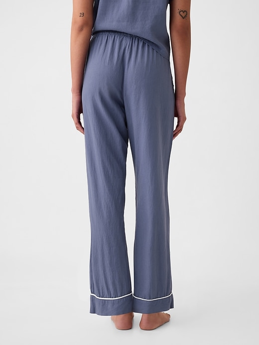 Image number 2 showing, Linen-Blend PJ Pants