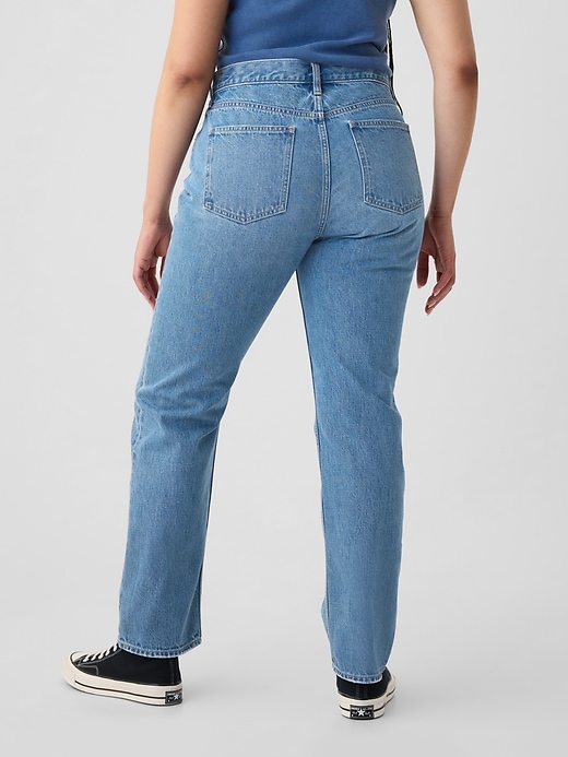 Image number 6 showing, High Rise Rigid &#39;90s Straight Jeans