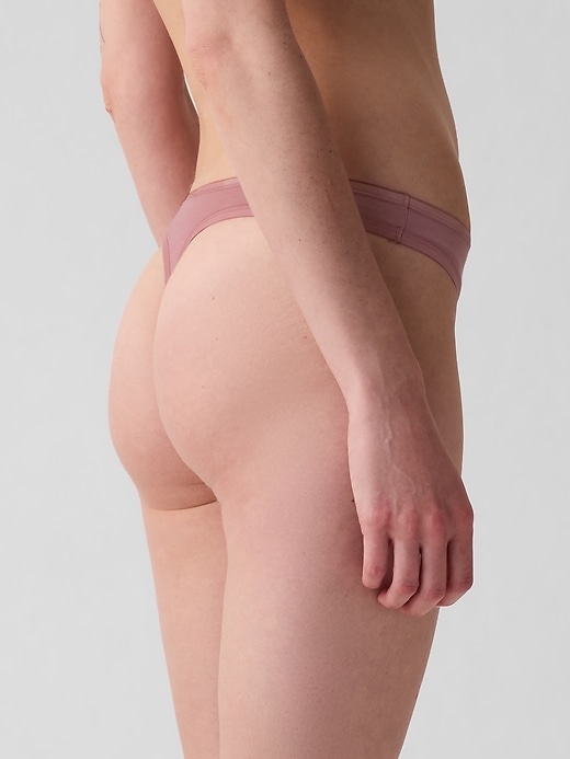 Image number 2 showing, Organic Stretch Cotton Thong