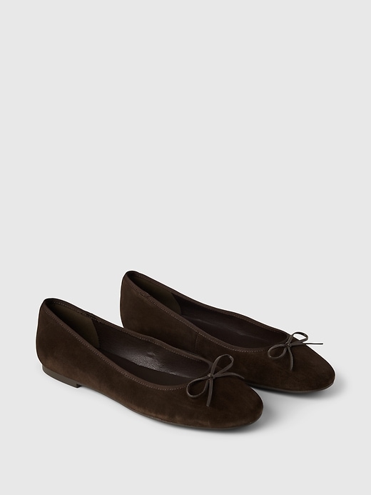 Image number 2 showing, Suede Ballet Flats