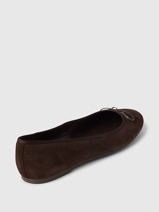 Image number 4 showing, Suede Ballet Flats