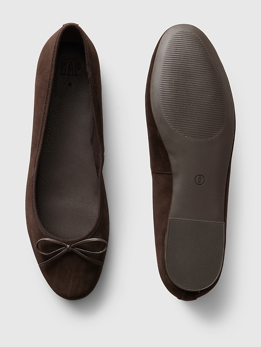 Image number 3 showing, Suede Ballet Flats