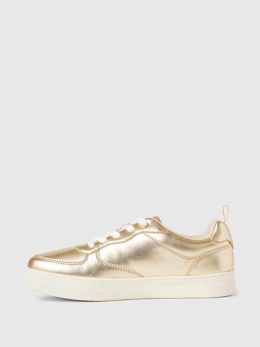 Image number 5 showing, Kids Metallic Sneakers