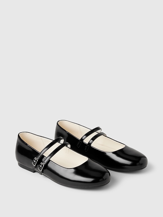 Image number 2 showing, Kids Double-Strap Ballet Flats