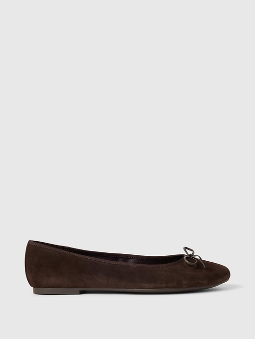 Image number 1 showing, Suede Ballet Flats