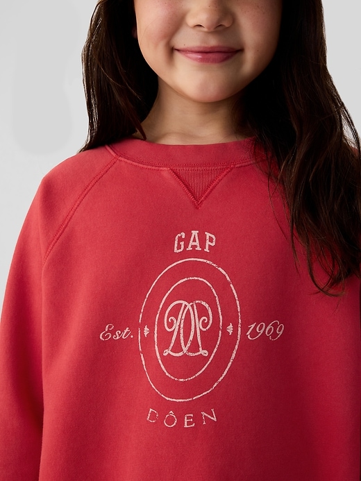 Image number 4 showing, Gap &amp;#215 DÔEN Kids Vintage Soft Logo Sweatshirt