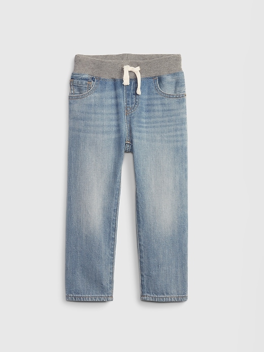 Image number 4 showing, Toddler Pull-On Slim Jeans