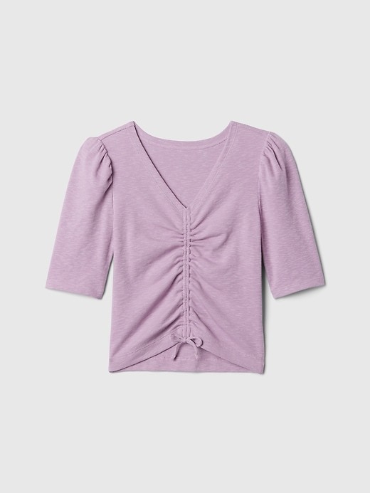 Image number 5 showing, Kids Essential Rib Ruched Shirt