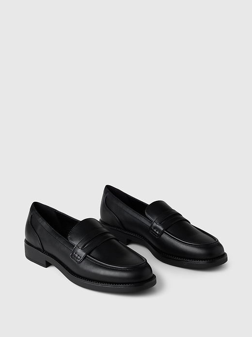 Image number 2 showing, Vegan Leather Loafers