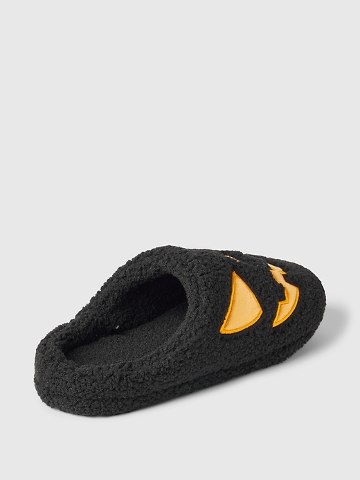 Image number 4 showing, Kids Sherpa Halloween Slippers