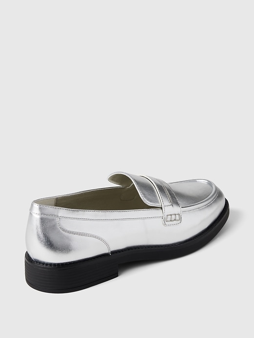 Image number 4 showing, Vegan Leather Loafers