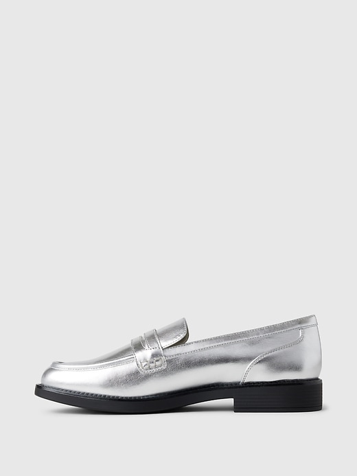 Image number 5 showing, Vegan Leather Loafers