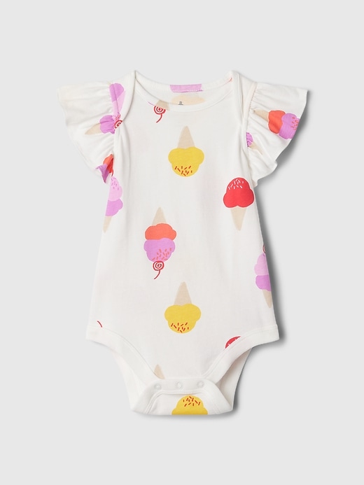 Image number 3 showing, babyGap Mix and Match Ruffle Bodysuit