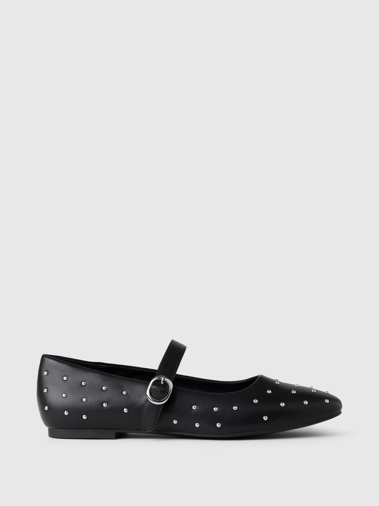 Studded Vegan Leather Ballet Flats | Gap