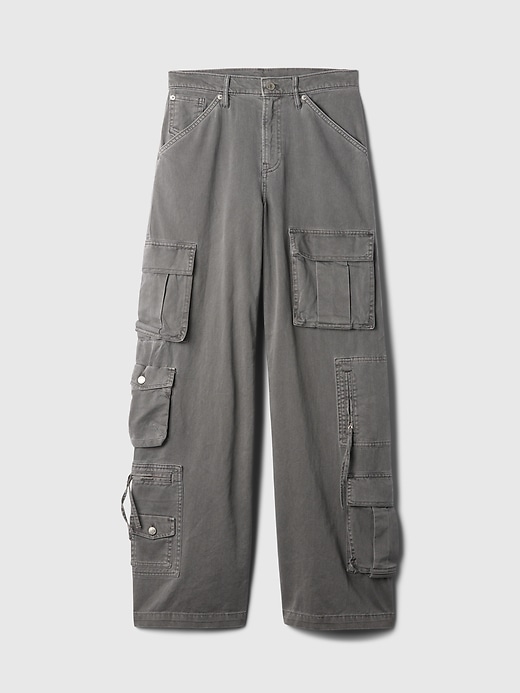 Image number 5 showing, Mid Rise Relaxed Cargo Pants