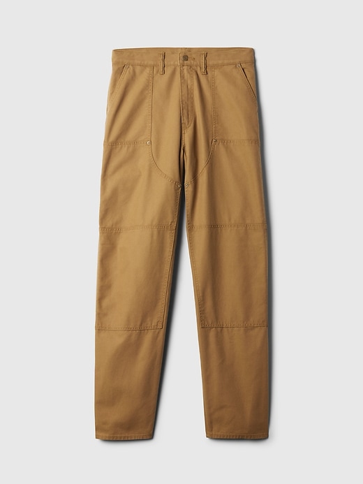 Image number 6 showing, Double-Knee Canvas Utility Baggy Jeans