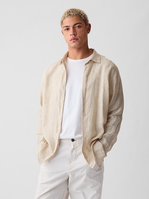 Image number 1 showing, Linen Shirt