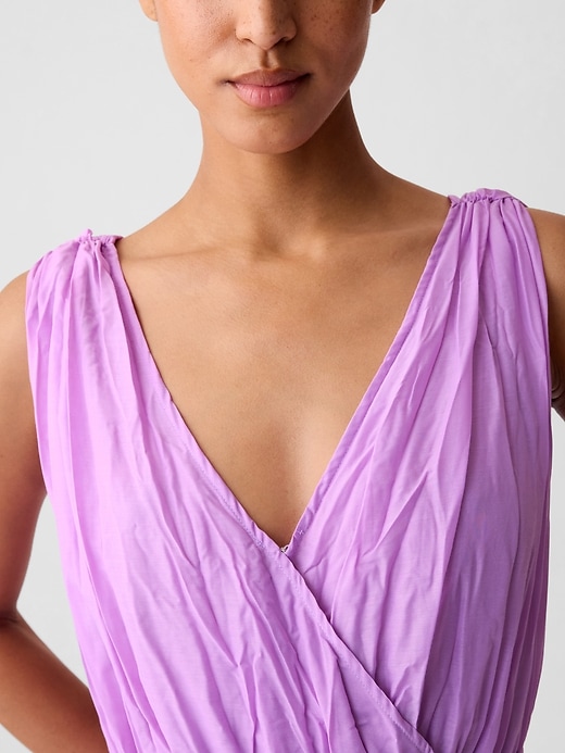 Image number 4 showing, Pleated Tiered Maxi Dress