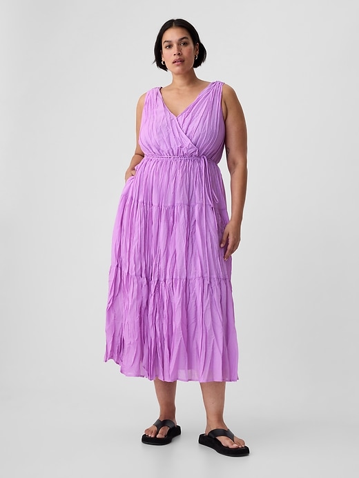 Image number 5 showing, Pleated Tiered Maxi Dress