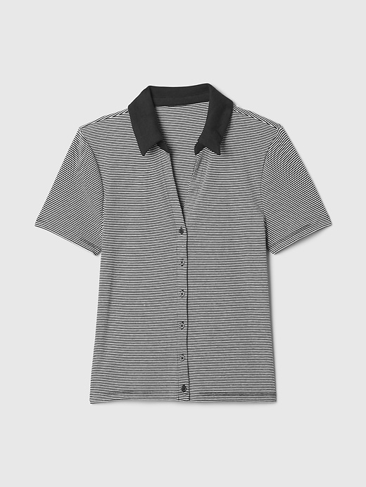 Image number 5 showing, Modern Rib Button Polo Shirt