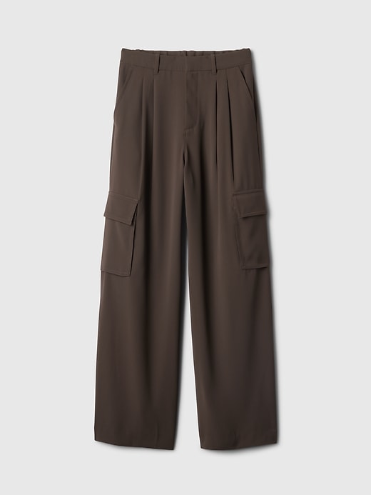 Image number 7 showing, 365 High Rise Cargo Pleated Trousers