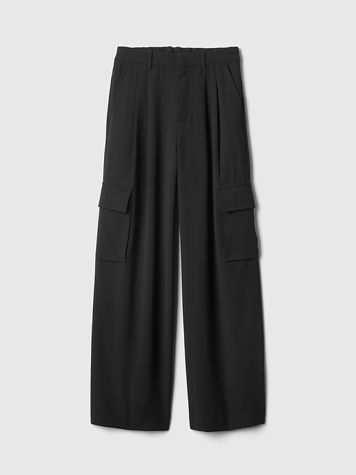 Image number 7 showing, 365 High Rise Cargo Pleated Trousers