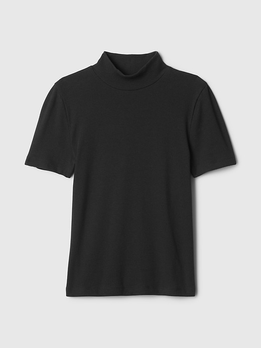 Image number 5 showing, Modern Rib Mockneck T-Shirt