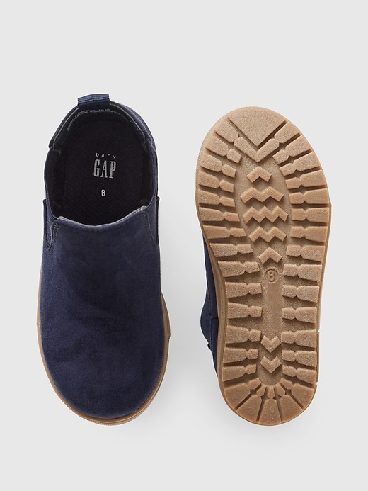 Image number 3 showing, babyGap Vegan Suede High-Top Sneakers