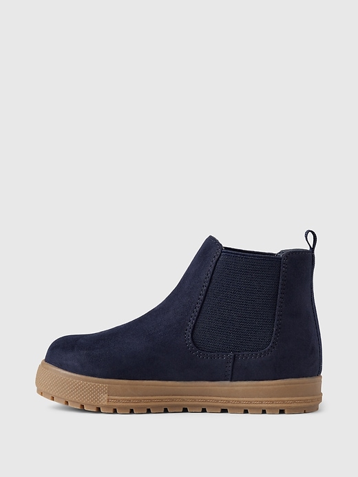 Image number 5 showing, babyGap Vegan Suede High-Top Sneakers