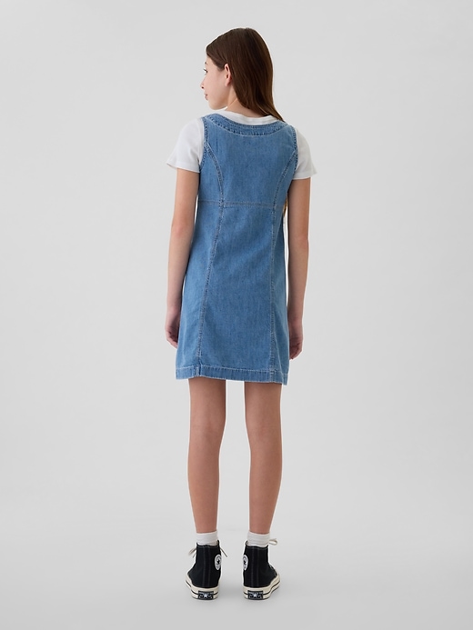 Image number 2 showing, Kids Archive Button Denim Dress