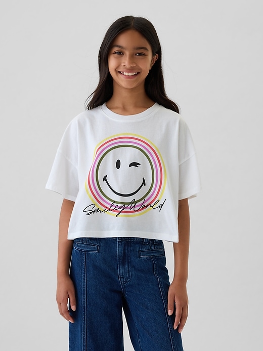 Image number 1 showing, Kids Boxy Graphic T-Shirt