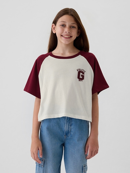 Image number 1 showing, Kids Boxy Raglan T-Shirt