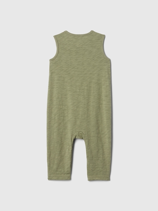 Image number 2 showing, Baby Henley Tank One-Piece