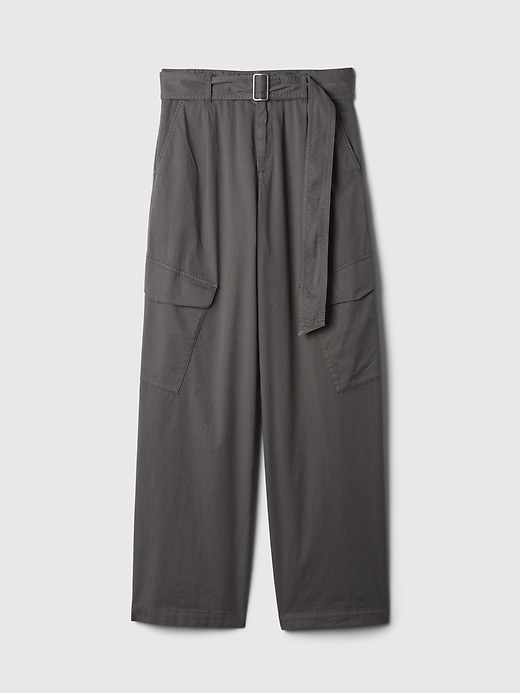 Image number 7 showing, High Rise Cargo Baggy Trousers