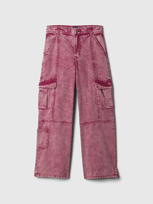 Image number 5 showing, Kids Low Rise Stride Baggy Cargo Jeans