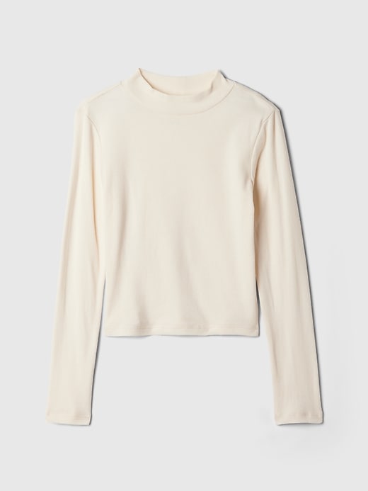 Image number 4 showing, Kids Rib Mockneck T-Shirt