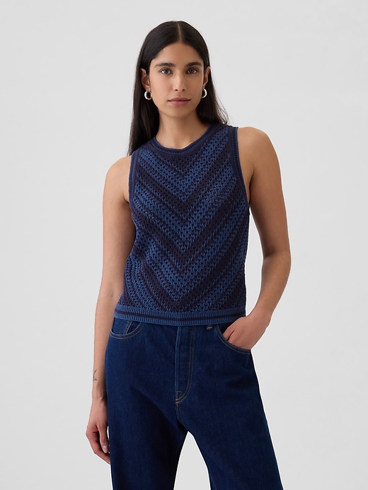 Image number 1 showing, Crochet Tank Top