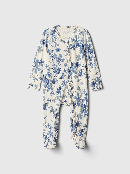 Image number 4 showing, Baby First Favorites Organic Cotton Footed One-Piece