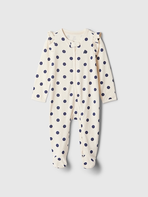 Image number 10 showing, Baby First Favorites Organic Cotton Footed One-Piece