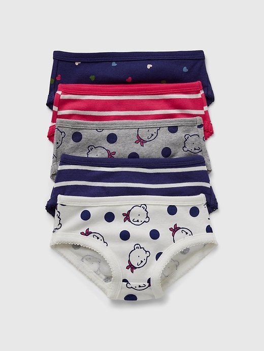 View large product image 1 of 1. Toddler Organic Cotton Bikini Briefs (5-Pack)