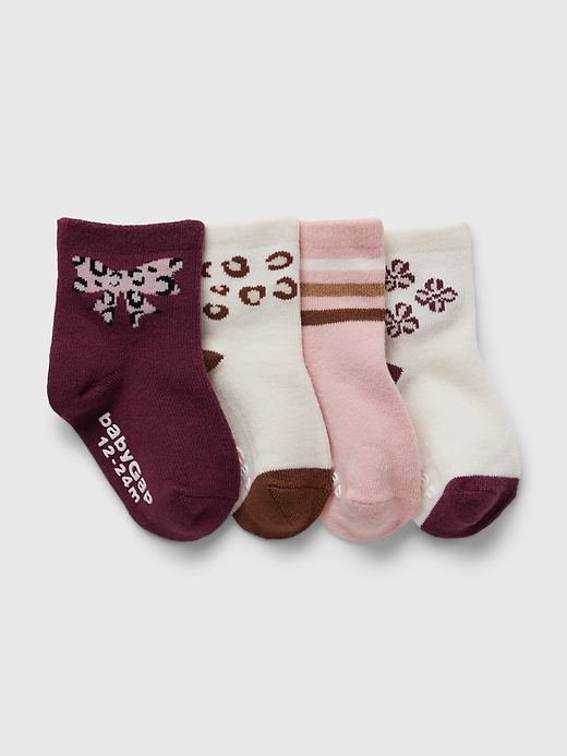 View large product image 1 of 1. babyGap Quarter Crew Socks (4-Pack)